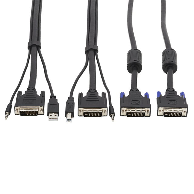 【P784-006-DV】DUAL DVI KVM CABLE KIT - DVI, US