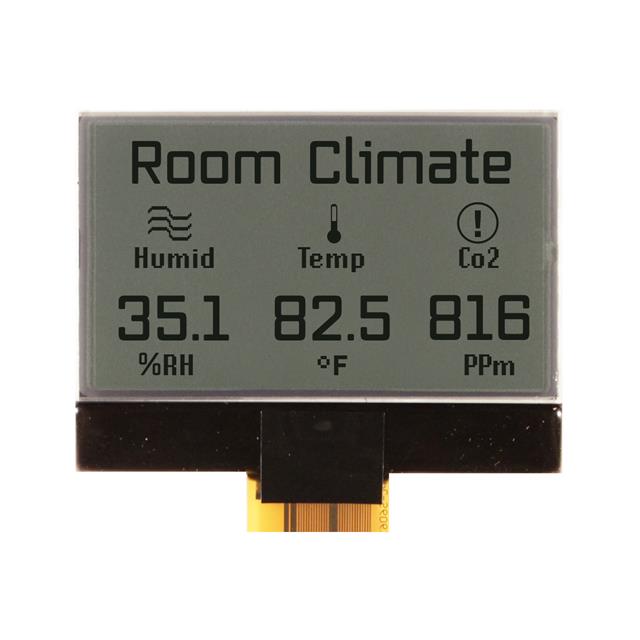 【NHD-C12864B2Z-RN-FBW】GRAPHIC DISPLAY FSTN BLACK (GRAY