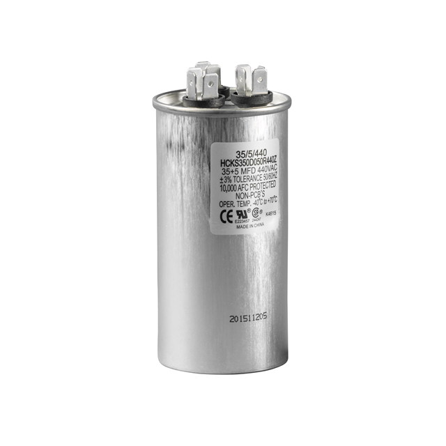 【CAP-45/3/440R】CAP FILM 40UF/3.5UF 370-440V RND