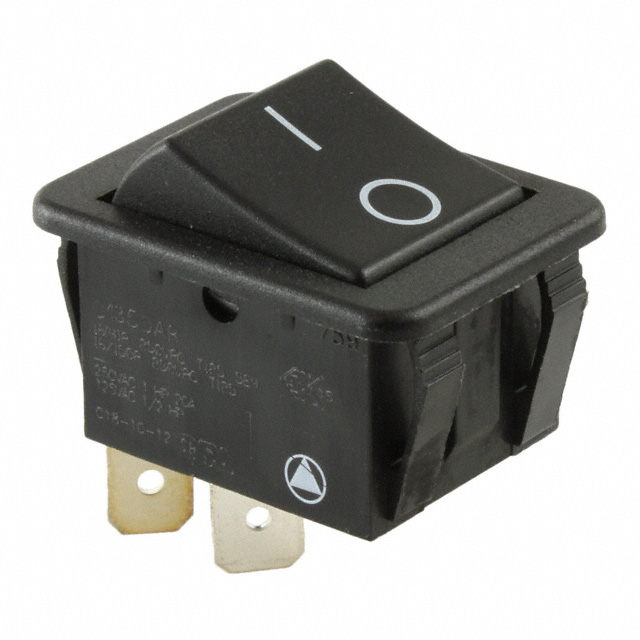 【C1350ABBB-602AW-B】SWITCH ROCKER DPST-NO 20A 250V