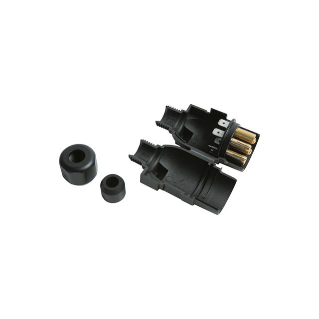 CONN CIRC PLUG 7POS SOLDER【00512700】