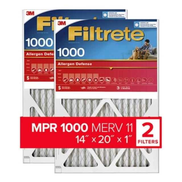 FILTRETE MICRO ALLERGEN REDUCTIO【9805-2PK-HDW】