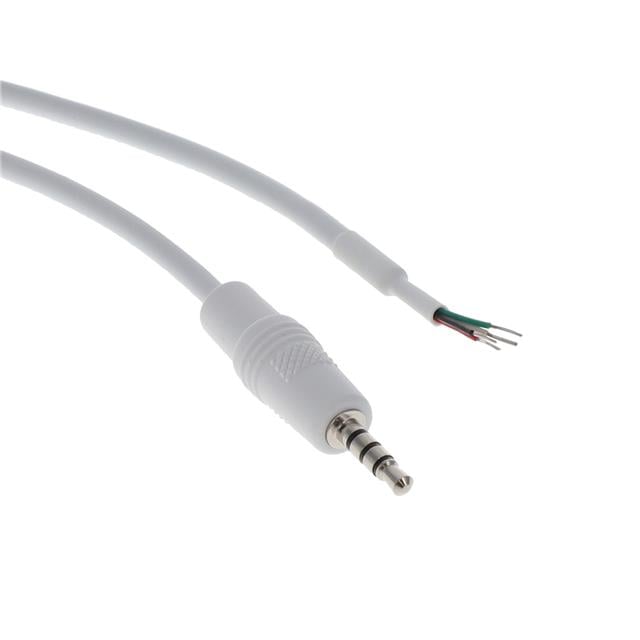 【A-AV-02-45-28-183-S1】A/V CABLE, 1830MM, AWG28, 4C, WH