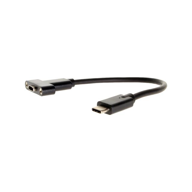 【CG-U3CMCF-PM】CABLE C RCPT TO C PLUG 0.67'
