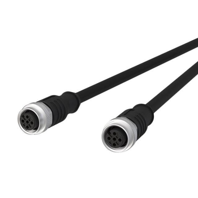 【142MCA22010】CIRC CBL 4POS PLUG TO PLUG 3.28'