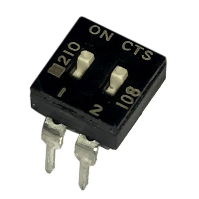 【210-2MS】SWITCH SLIDE DIP SPST 0.1A 20V