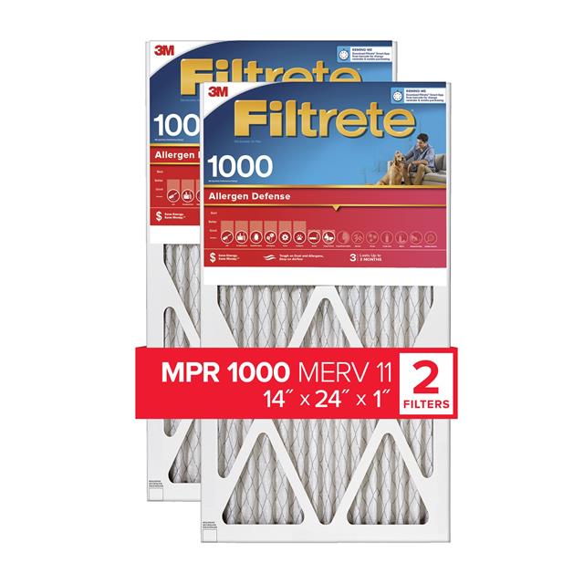 【9823-2PK-HDW】FILTRETE ALLERGEN DEFENSE AIR FI