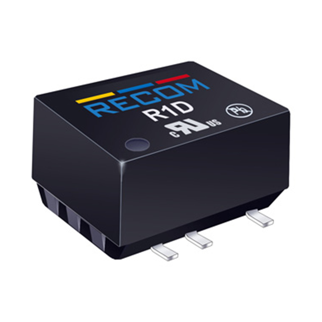 【R1D-0515/HP】DC DC CONVERTER +/-15V 1W