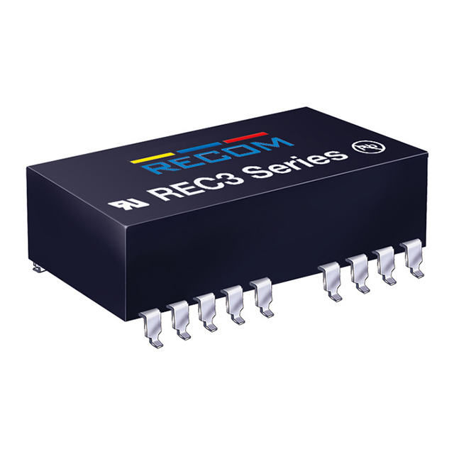 DC DC CONVERTER +/-9V 3W【REC3-2409DRW/H6/A/SMD/CTRL-R】