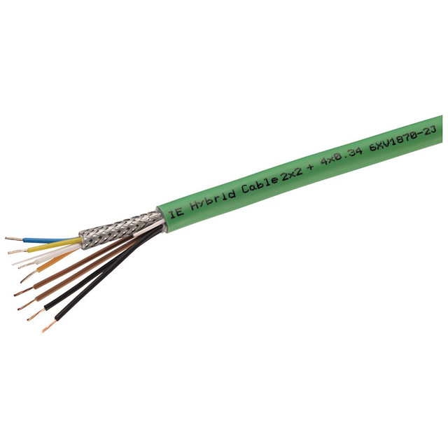 【6XV18702J】CABLE 8CON 22AWG GREEN SHLD 100M