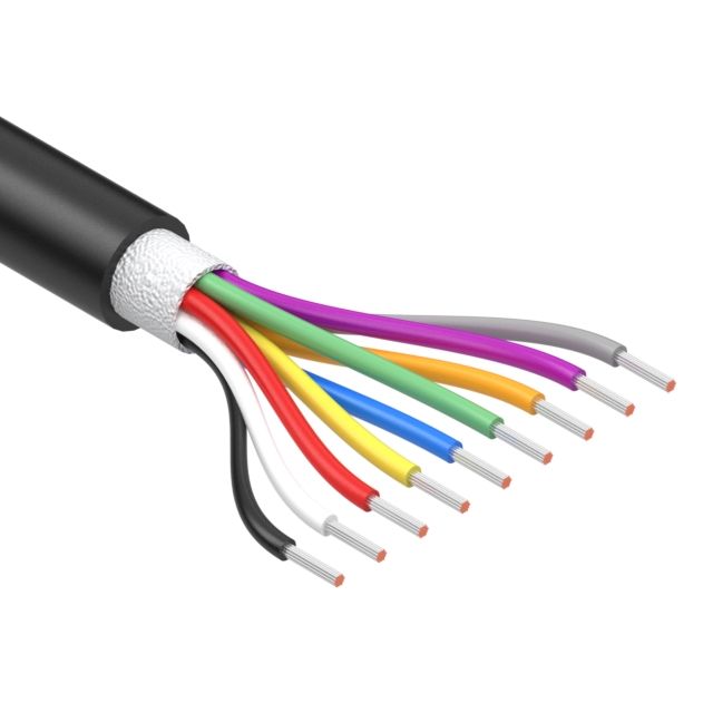 CABLE 9COND 28AWG BLK METER【30-01961】