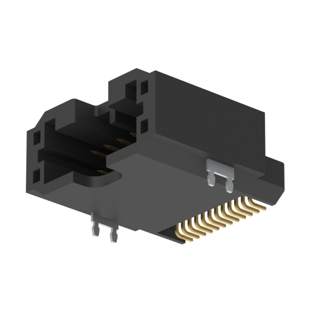 【IMSA-13065B-2-12Y901】HEADER SMT RA 12POS KEY-B