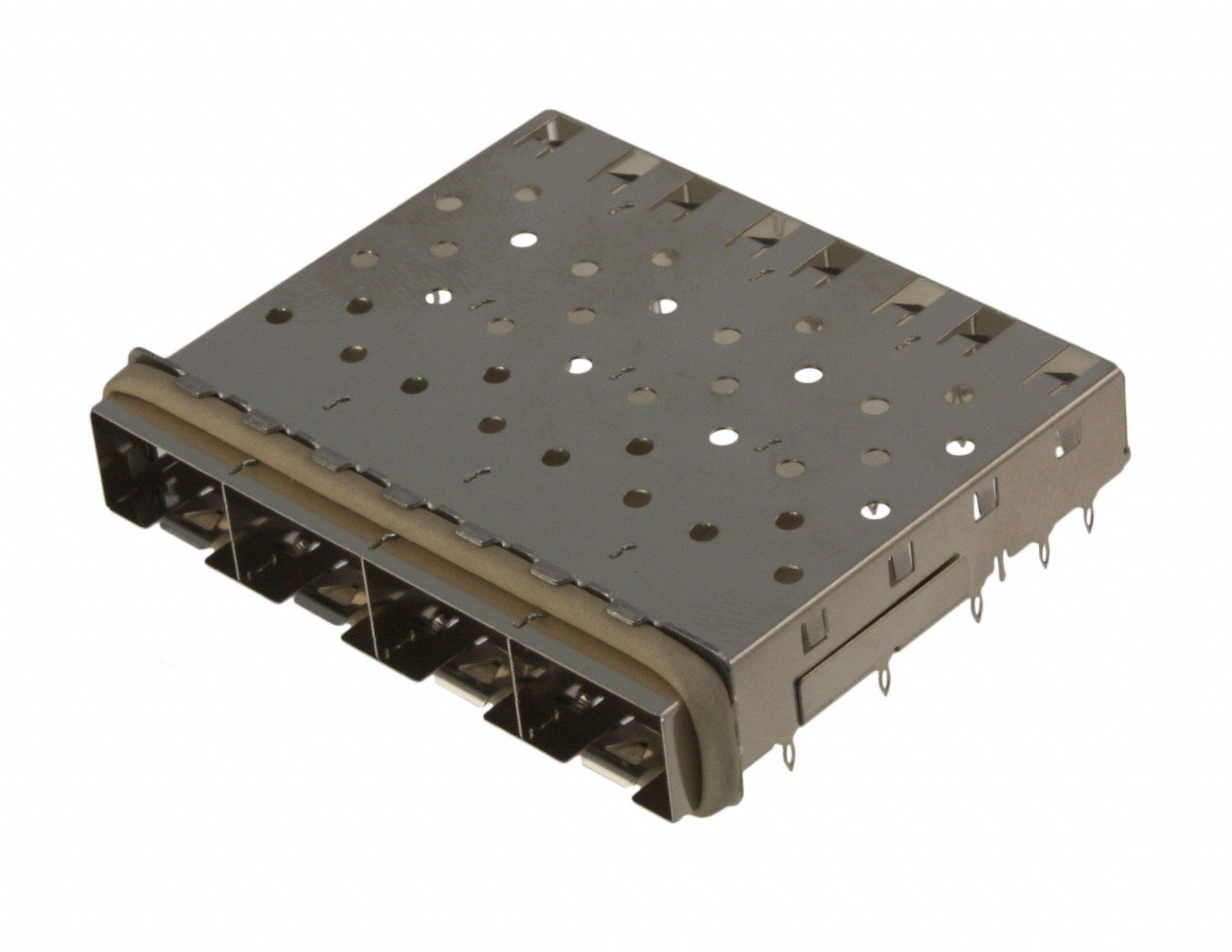 【0747280412】CONN SFP CAGE 1X4 PRESS-FIT R/A