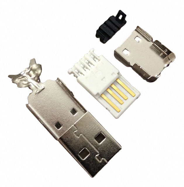 【A-USBPA-2】CONN PLUG USB2.0 TYPEA 4POS SLD
