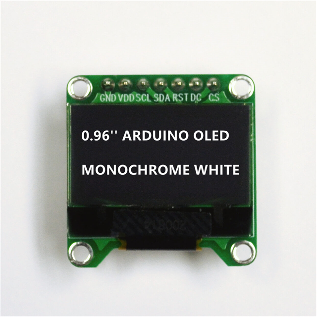 【AOM12864A0-0.96WW-ANO】0.96'' ARDUINO OLED WHITE 128X64