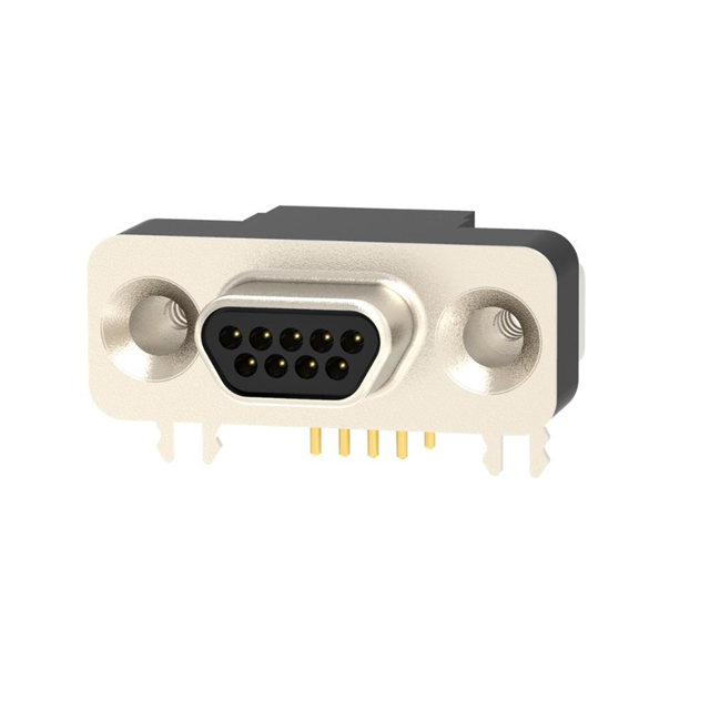 【581-M09-113L462】CONN MICRO-D PLUG 9POS R/A SLDR
