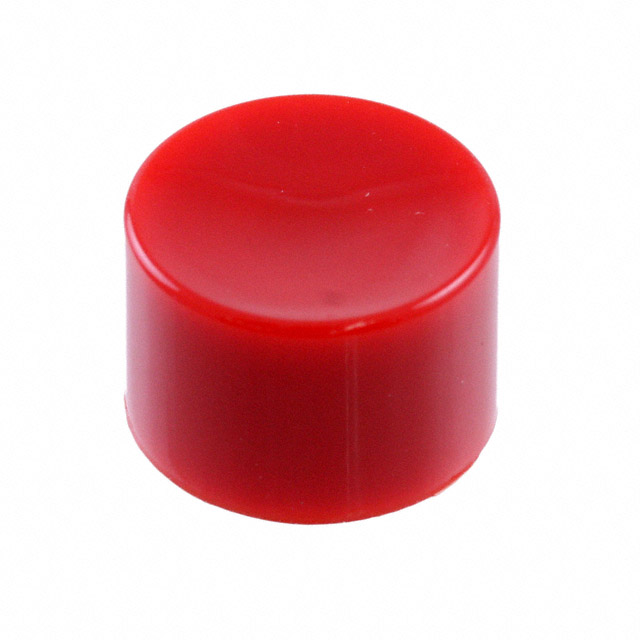 【140000480089】CAP PUSHBUTTON ROUND RED