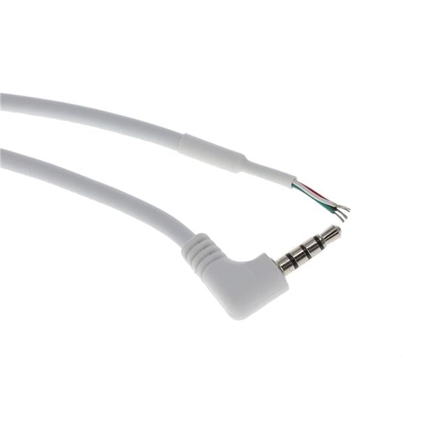 【A-AV-02-45-28-183-S3】A/V CABLE, 1830MM, AWG28, 4C, WH