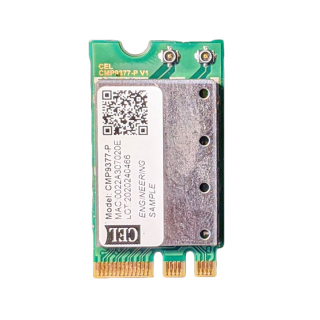 【CMP9377-P】CMP9377 デュアルバンドWi-Fi/Bluetooth 5.0モジュール(PCIe/USB)