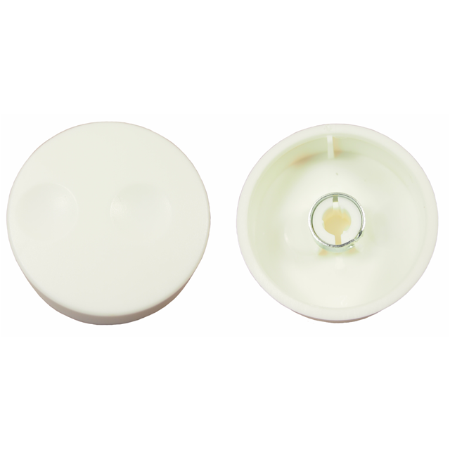 【CL71670W】KNOB K18 WHITE 6MM SPL