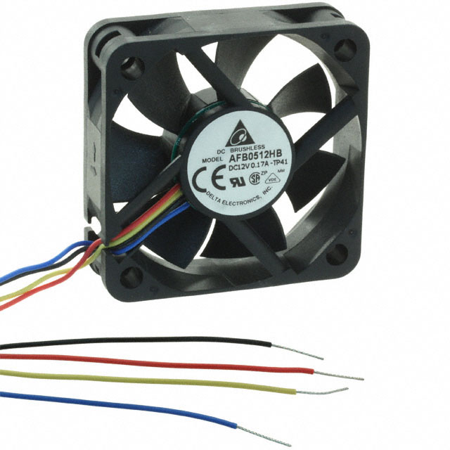 【AFB0512HB-TP41】FAN AXIAL 50X15MM 12VDC WIRE