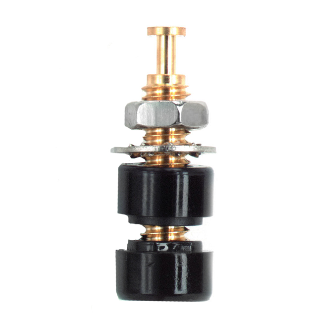 【2142-0】CONN BANANA JACK MINI TURRET BLK