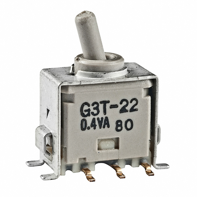 SWITCH TOGGLE DPDT 0.4VA 28V【G3T22AB】