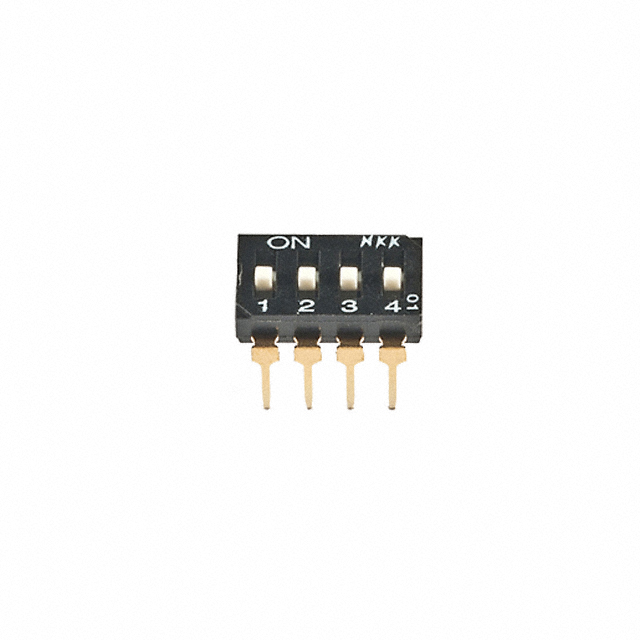 【JS0104AP4-S】SWITCH SLIDE DIP SPST 0.025A 24V