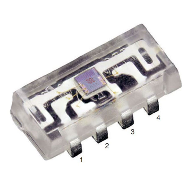 SENSOR OPT AMBIENT 4 SMD J LEAD【VEML7700-TT】