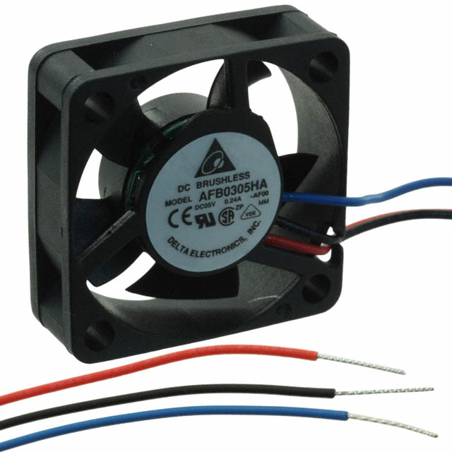 【AFB0305HA-AF00】FAN AXIAL 30X10MM BALL 5VDC WIRE