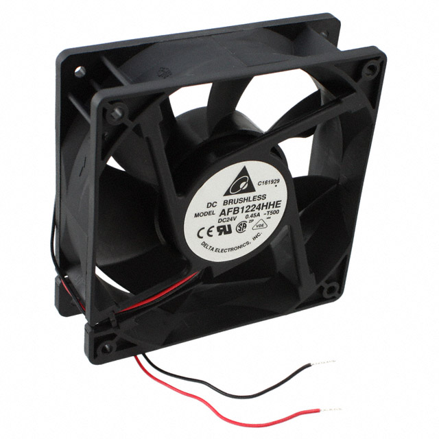 【AFB1224HHE-T500】FAN AXIAL 120X38MM 24VDC WIRE