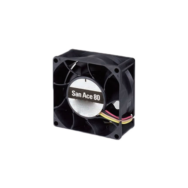 FAN AXIAL 80X38MM 12VDC WIRE【9HVB0812P1G001】