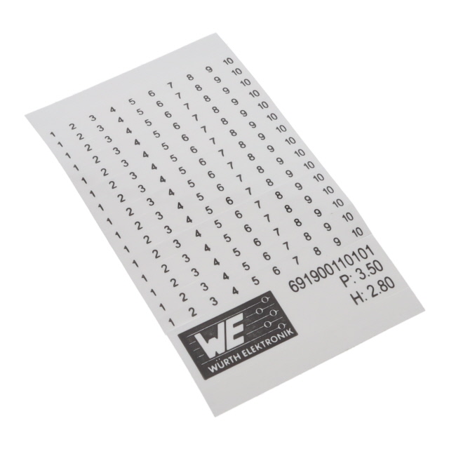 【691900110101】ADHESIVE MARKER CARD HORIZONTAL