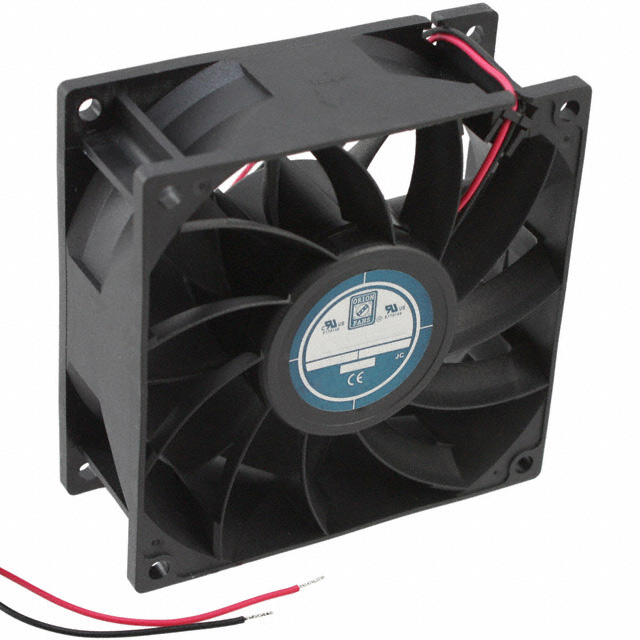 【OD9238-24HBVXC】FAN AXIAL 92.5X38MM 24VDC WIRE