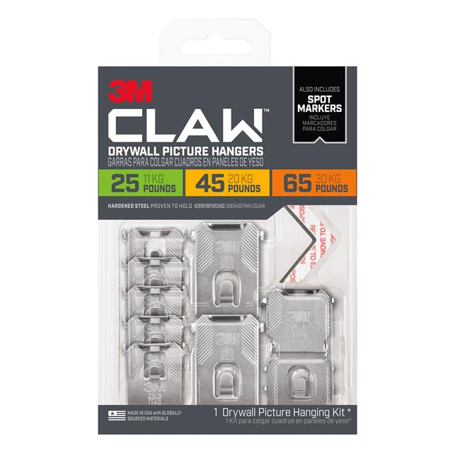 【3PHKITM-8ES】3M CLAW DRYWALL PICTURE HANGERS