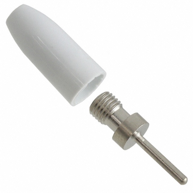 【105-0301-001】CONN TIP PLUG SOLDERLESS WHITE