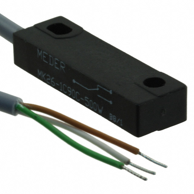 【MK26-1C90C-500W】SENSOR REED SW SPST-NC LEAD WIRE