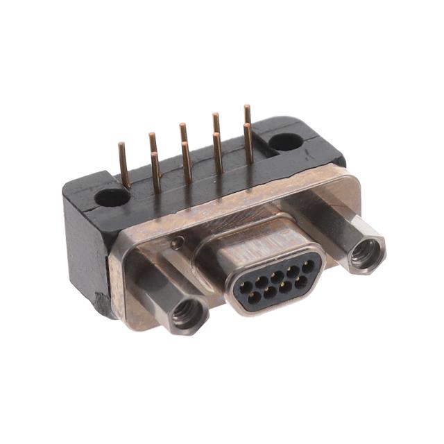 【MDM-9PCBRM7-A174-F222】CONN MICRO-D PLUG 9POS R/A SLDR