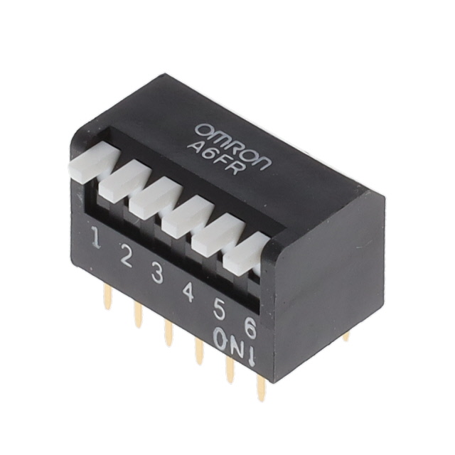 【A6FR-6104】SWITCH PIANO DIP SPST 0.025A 24V