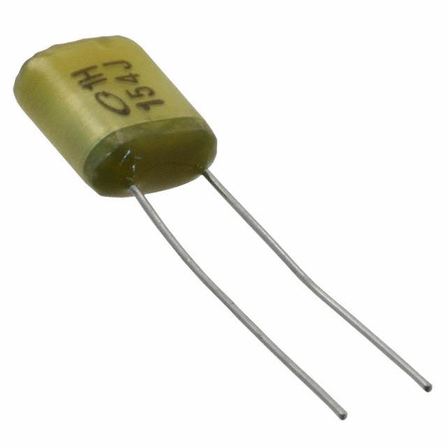 【QYX1H154JTP】CAP FILM 0.15UF 5% 50VDC RADIAL