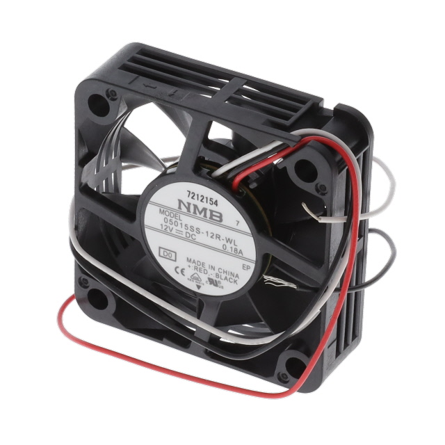 【05015SS-12R-WL-D0】FAN AXIAL 50X15.35MM 12VDC WIRE