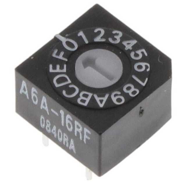 【A6A-16RF】SWITCH ROTARY DIP HEX 0.1A 28V