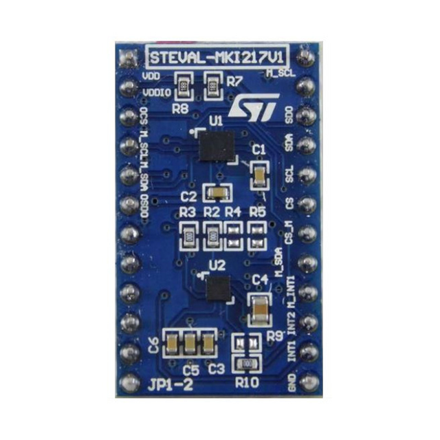 【STEVAL-MKI217V1】DIL24ソケット用LSM6DSOX/LIS2MDLアダプタボード