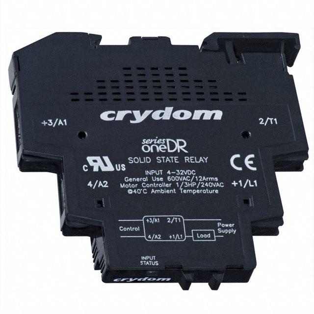 SSR RELAY SPST-NO 12A 24-280V【DR24D12】
