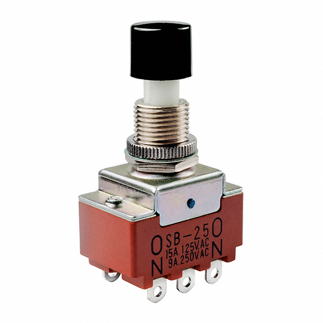 【SB25】SWITCH PUSH DPDT 15A 125V