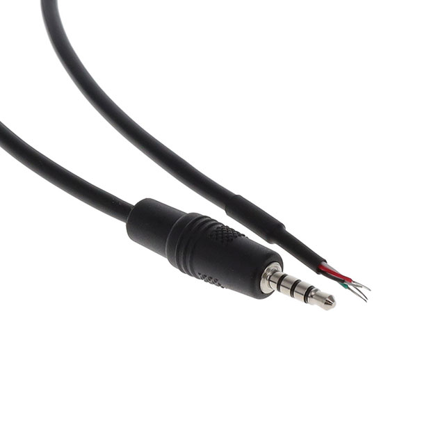 【A-AV-02-45-28-183-S】A/V CABLE, 1830MM, AWG28, 4C, BK