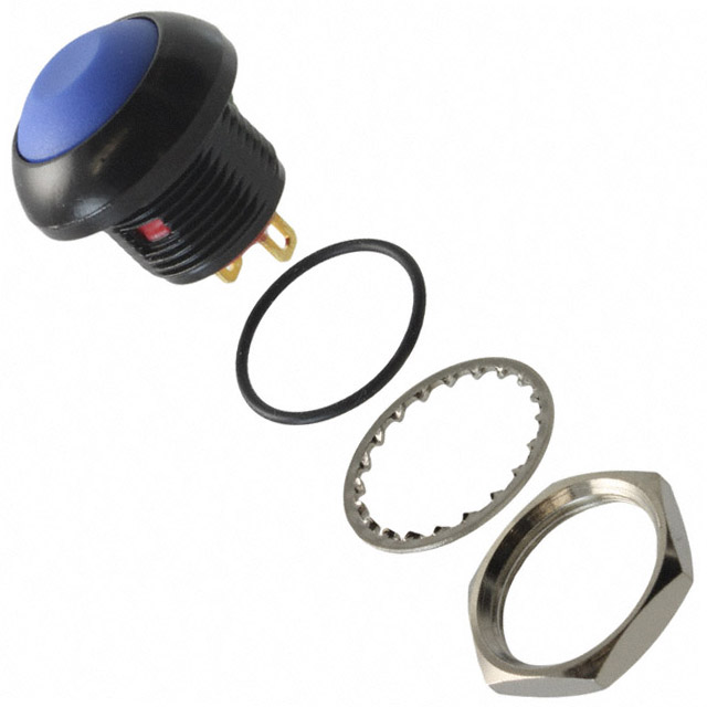 【RP8300B2M1CEBLKBLUNIL】SWITCH PB SPST-NO 200MA 250V