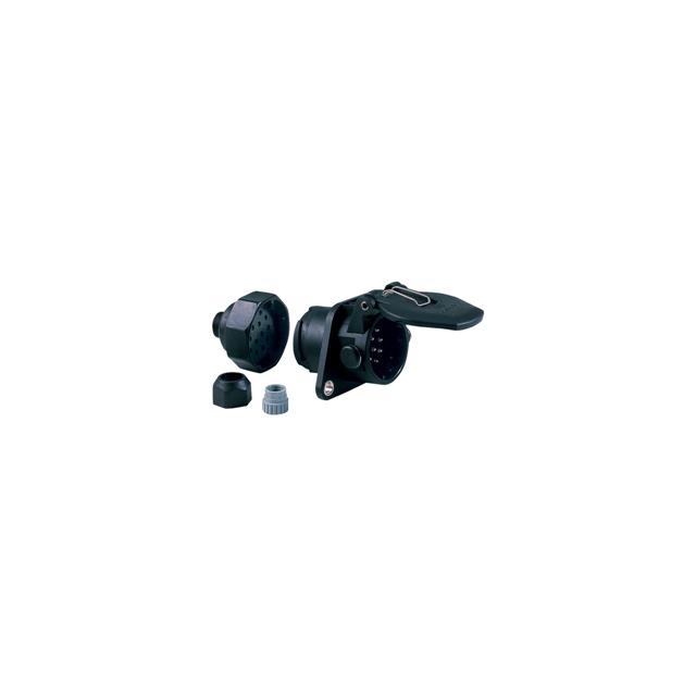 CONN RCPT MALE 15P NICKEL SCREW【00584370】