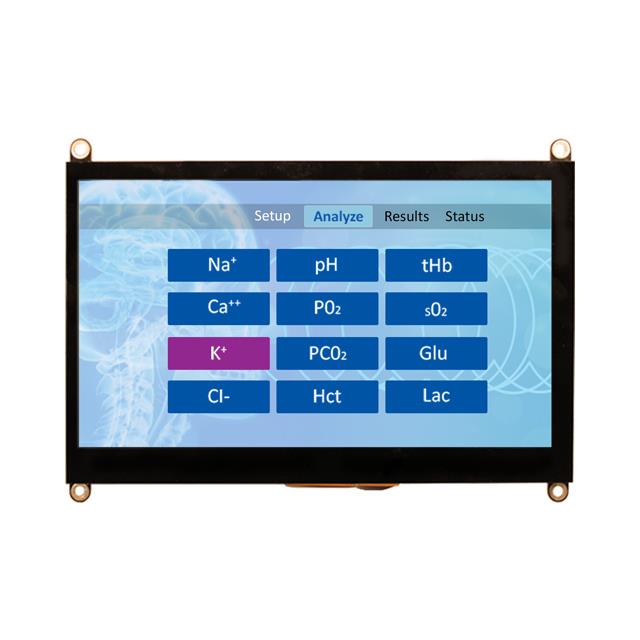 【NHD-7.0CTP-CAPE-V】LCD 7" 800X480 CAPTOUCH CAPE PRM