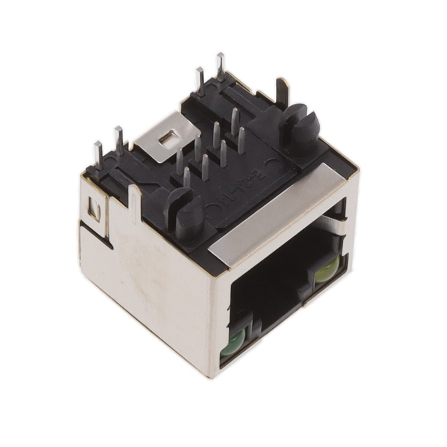 【MTJ-88ARX1-FSM-LG】RJ45 MODULAR JACK, SHIELDED, DIP